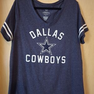 Dallas Cowboys Women's Navy Blue Short Sleeve Tee